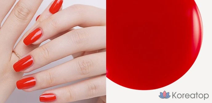 Лак для ногтей FMGT The Face Shop Easy Gel Nail, оттенок 76 Cherry Cherry, 10 мл, 1 шт., фото 2