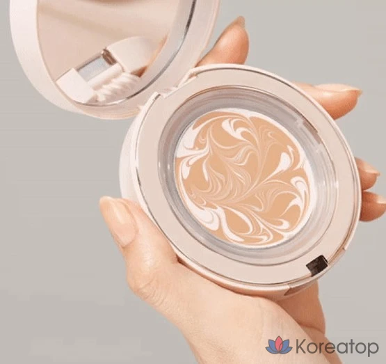 Кушон AGE 20S The Origin Essence Pact, оттенок 23 Pink Latte, 12.5 г, 2 шт., фото 4