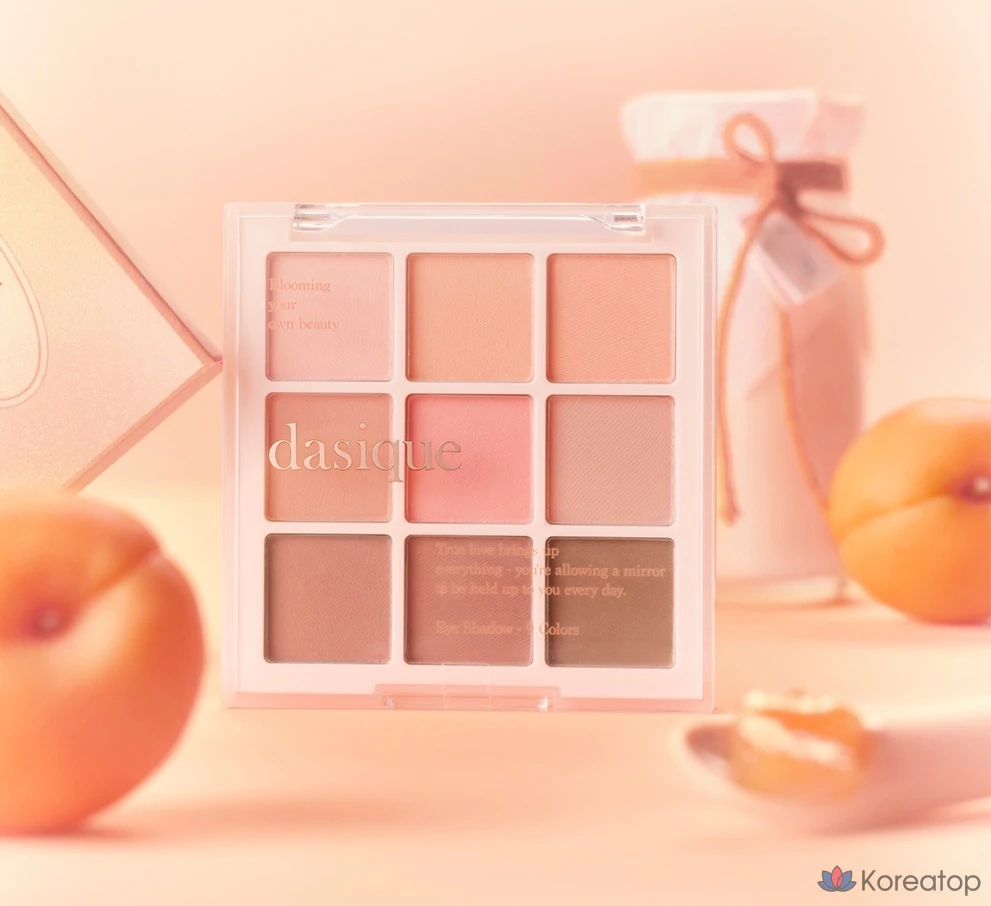 Палитра теней для век Dasique Shadow Palette, оттенок 32 Milky Apricot, 1 шт., фото 2