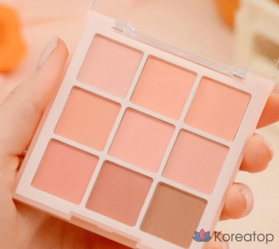 Палитра теней для век Dasique Shadow Palette, оттенок 32 Milky Apricot, 1 шт., фото 4