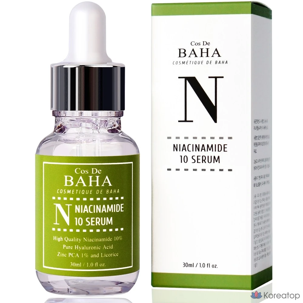 Сыворотка Cos De Baha Niacinamide 10% Zinc 1% Serum, 60 мл, 1 шт., фото 6