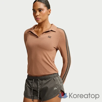 Поло женское Nike Skims Stretch Knit Long Sleeve Polo Top, фото 3