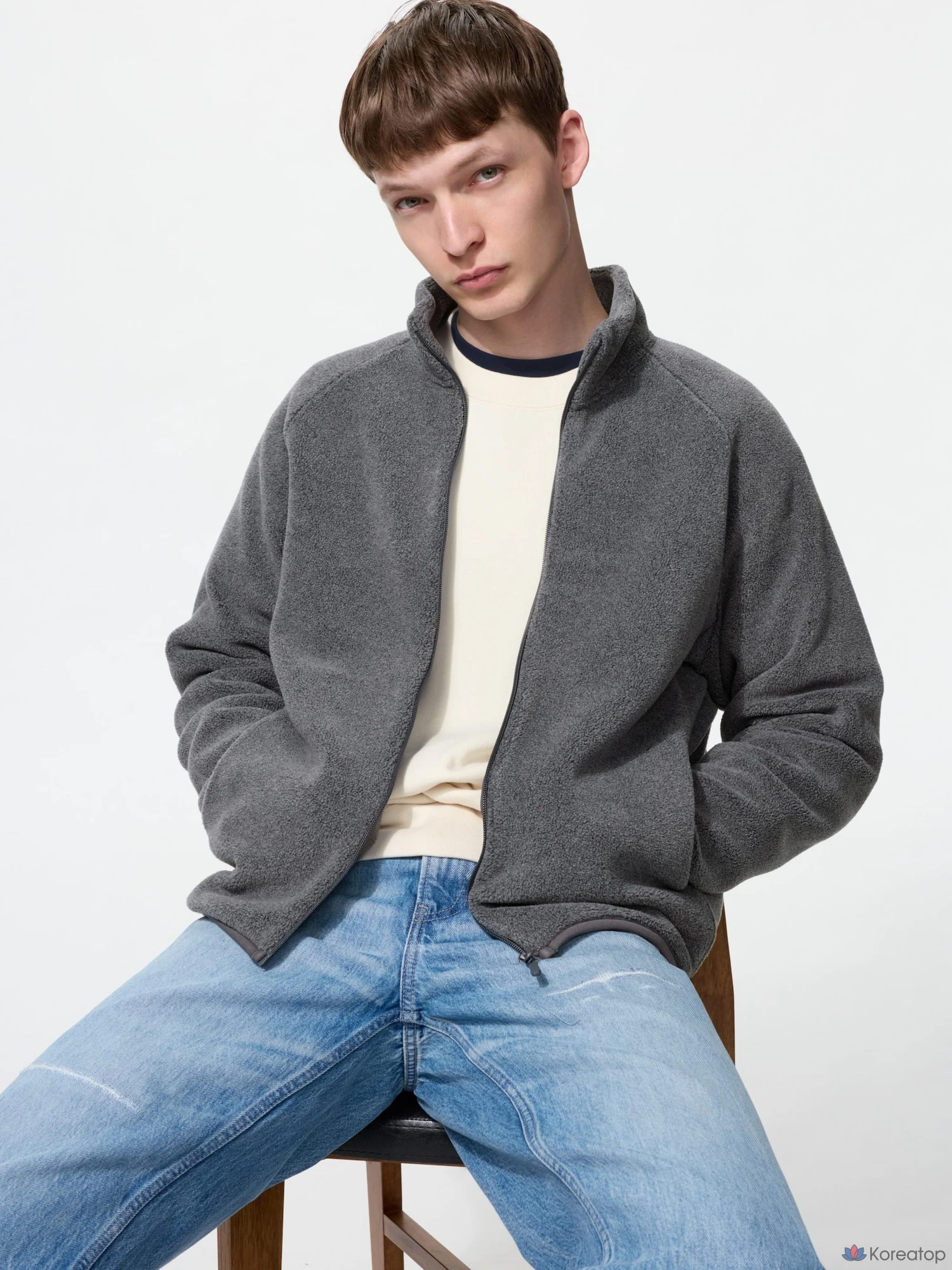 Флисовая куртка Uniqlo Fleece Full-Zip Jacket