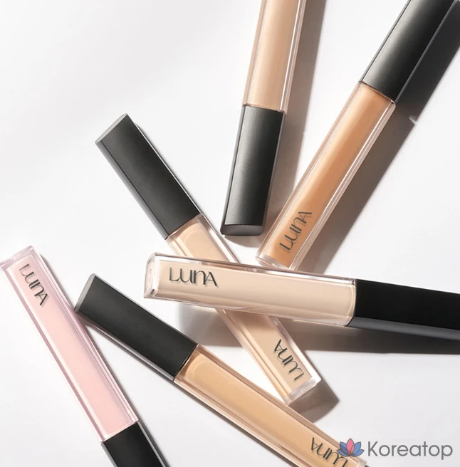 Консилер для лица Luna Long Lasting Tip Liquid Concealer, оттенок 1 Vanilla, 7.5 г, 1 шт., фото 8