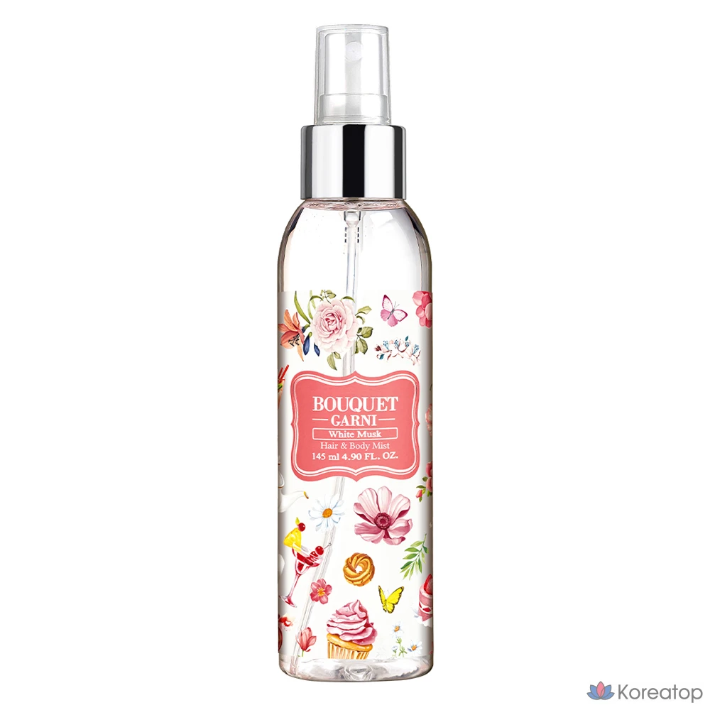 Туалетная вода Bouquet garni Fragranced Hair & Body Mist White Musk, 145 мл, 1 шт.