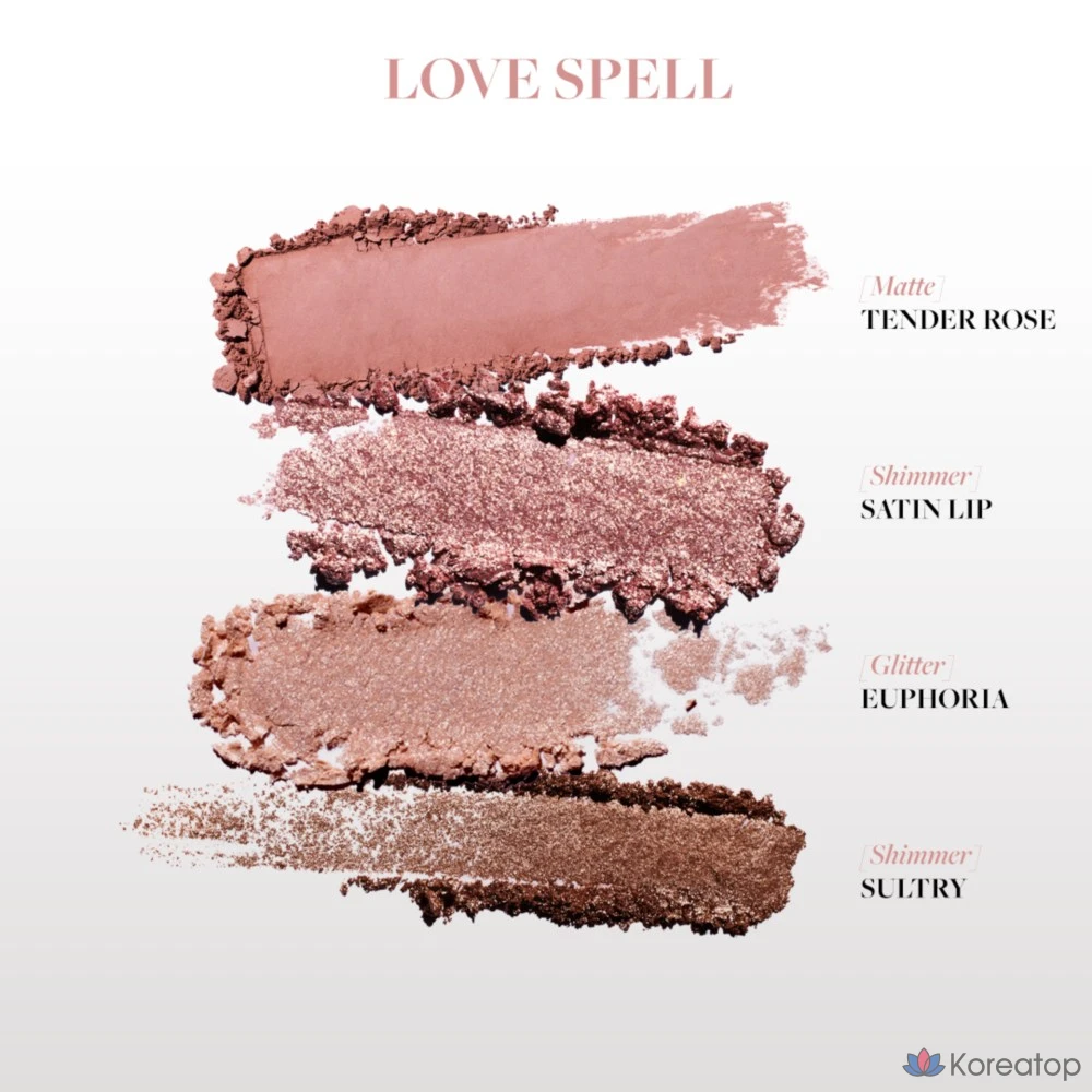 Теневой палитра для век Dear Dahlia Dream Velvet Eyeshadow Palette, оттенок Love Spell, 5.1 г, 1 шт.