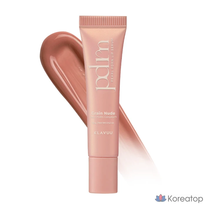 Питательная сыворотка для губ Klavuu Nourishing Care Pearl PDRN Lip Serum, оттенок Grain Nude, 12 г, 1 шт., фото 2