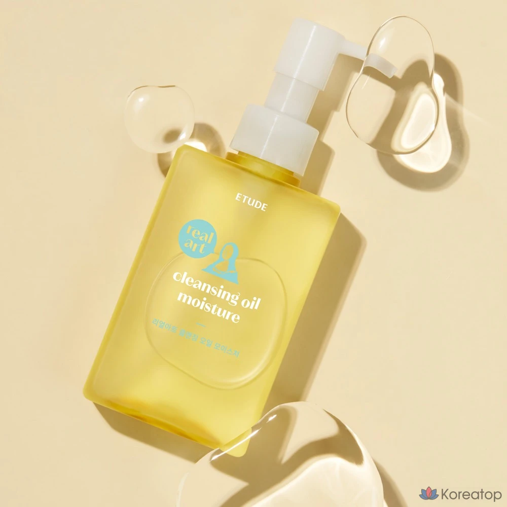 Набор для умывания Etude House Real Art Cleansing Oil Moisture (185 мл + 185 мл), 1 шт.