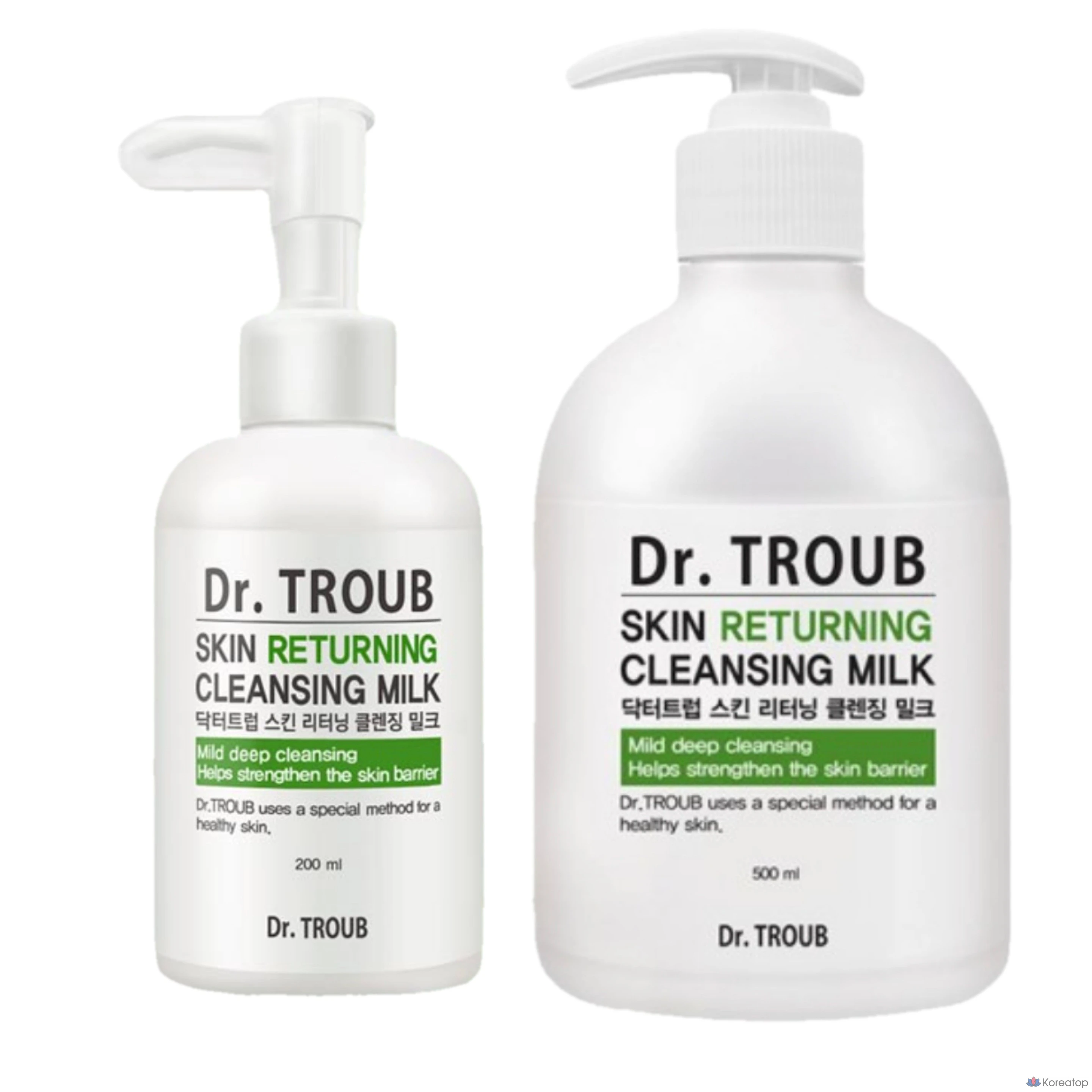 Тонер Sidmool Dr. Troub Skin Returning Mild Cleansing Milk, 500 мл, 1 шт., фото 2
