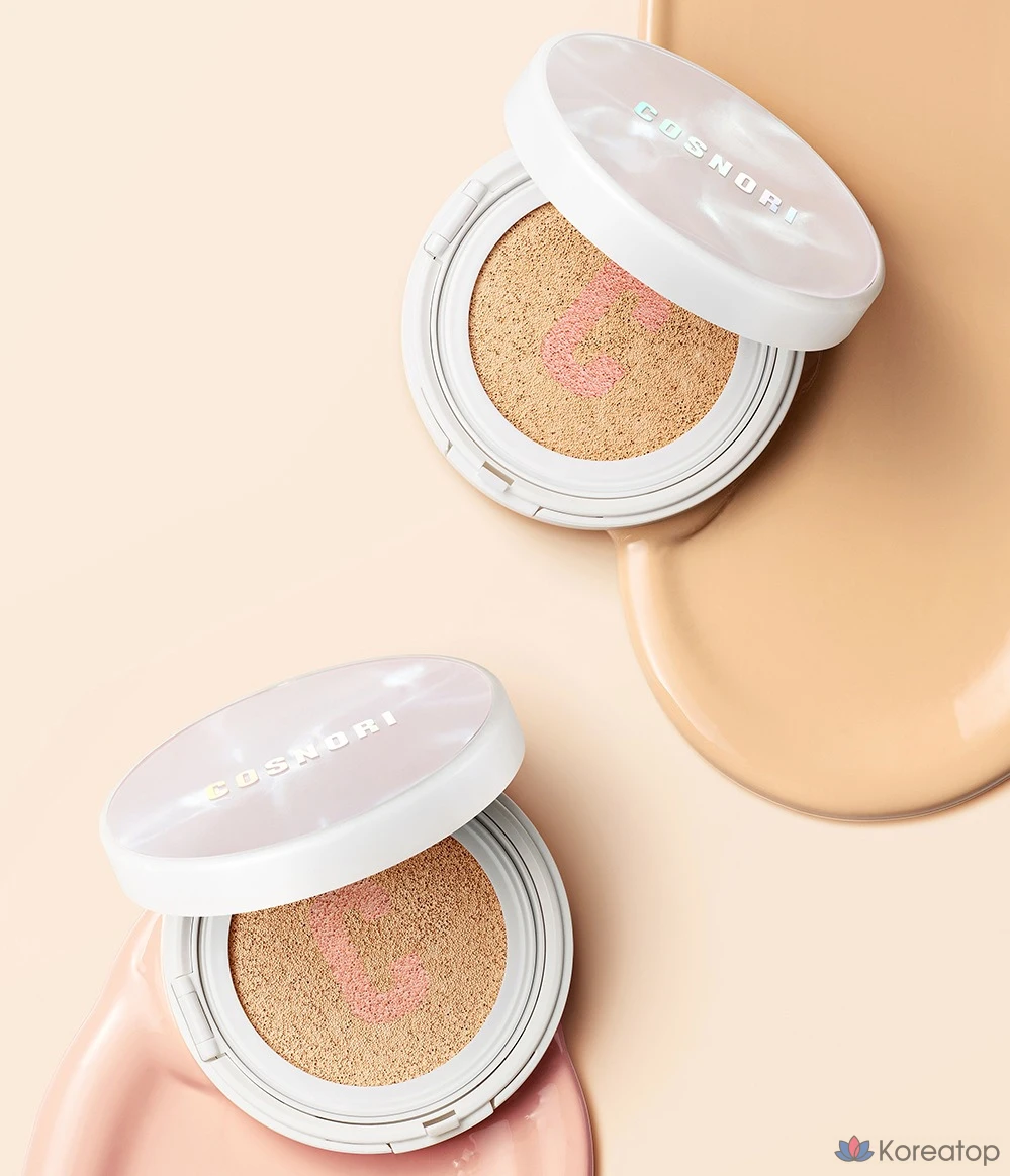 Кушон Cosnori Blossom Tone-up Cushion Clear SPF50+ PA++++ Refill, оттенок Pink Beige, 14 г, 1 шт.