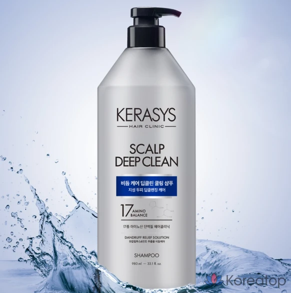 Шампунь KeraSys Scalp Dandruff Care Deep Clean Cooling Protein, 980 мл, 1 шт.