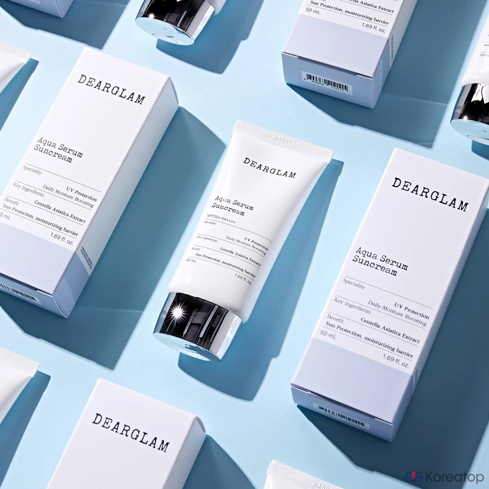Солнцезащитный крем DEARGLAM Aqua Serum Sun Cream, 50 мл, 1 шт.