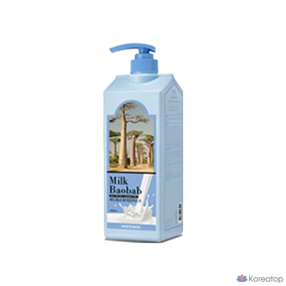 Набор для ухода Milk Baobab Shampoo + Body Wash Gift Set White Musk, 1 шт.