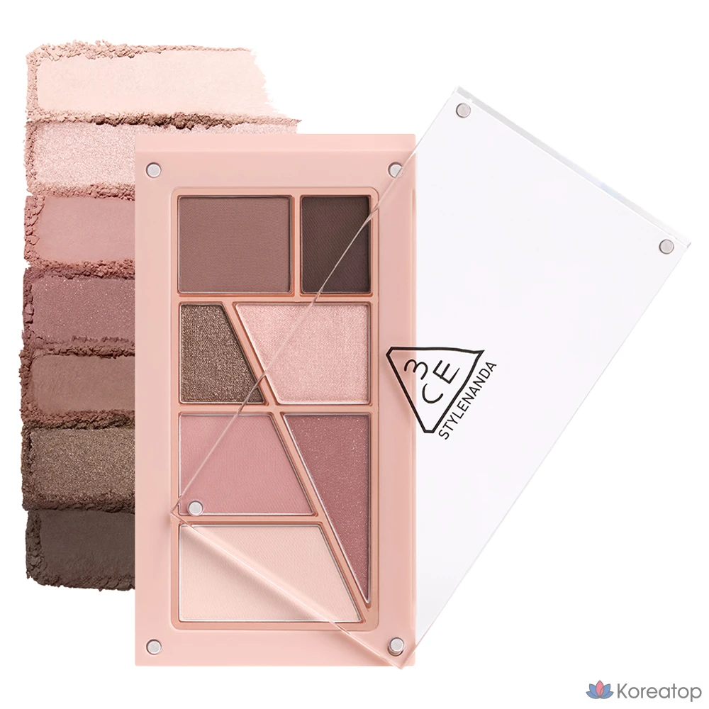 Палитра для век 3CE Layer It All Eye Palette, оттенок Rosyhip, 7.5 г, 1 шт.