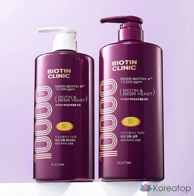 Шампунь Elastine Biotin Clinic Beer Yeast Shampoo, 1 л, 1 шт.