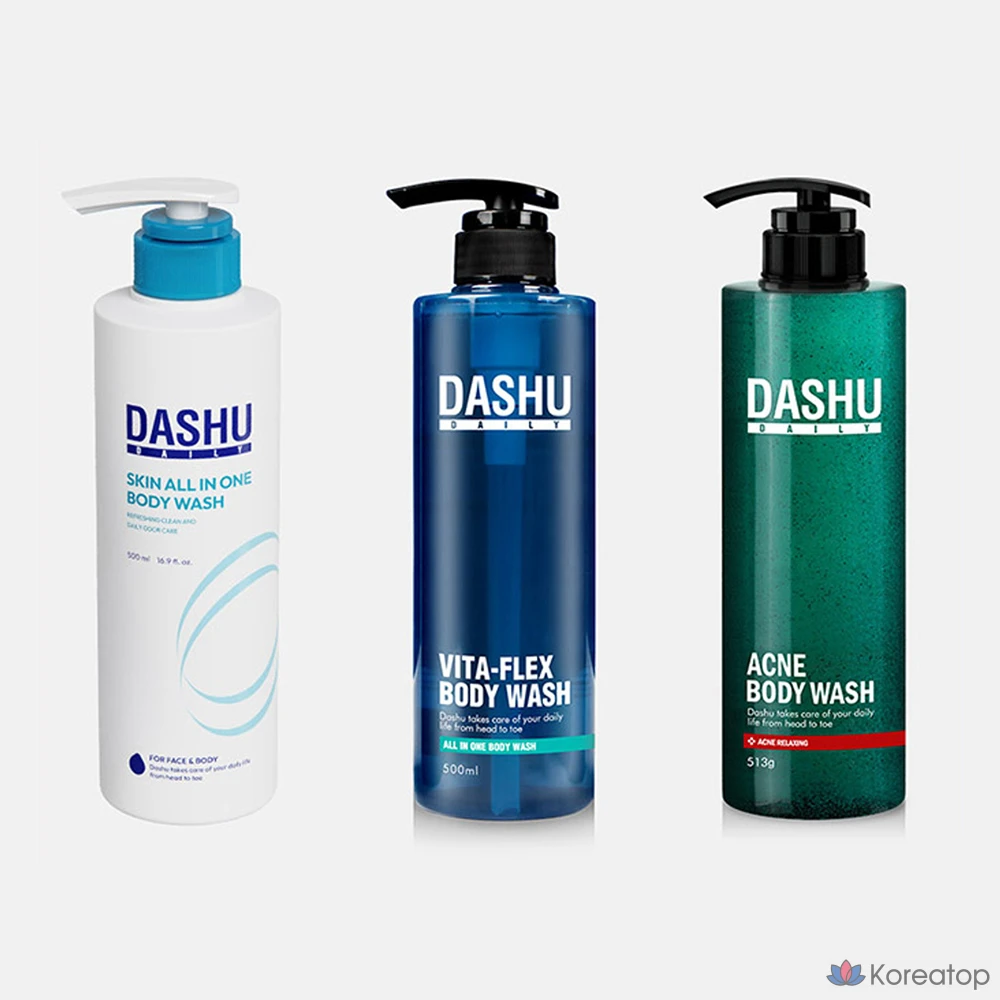 Гель для душа DASHU Daily Skin All-in-one Bodywash Aqua Marine, 500 мл, 1 шт.