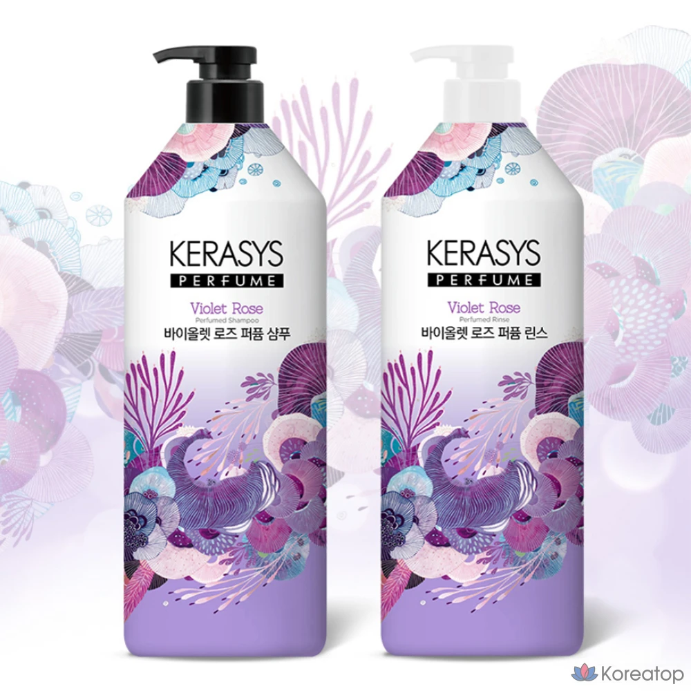 Шампунь KeraSys Perfume Shampoo Violet Rose, 1 л, 1 шт.