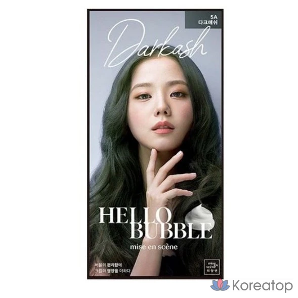 Краска для волос Mise en Scene Hello Bubble, оттенок 5A Dark Ash, 1 шт.