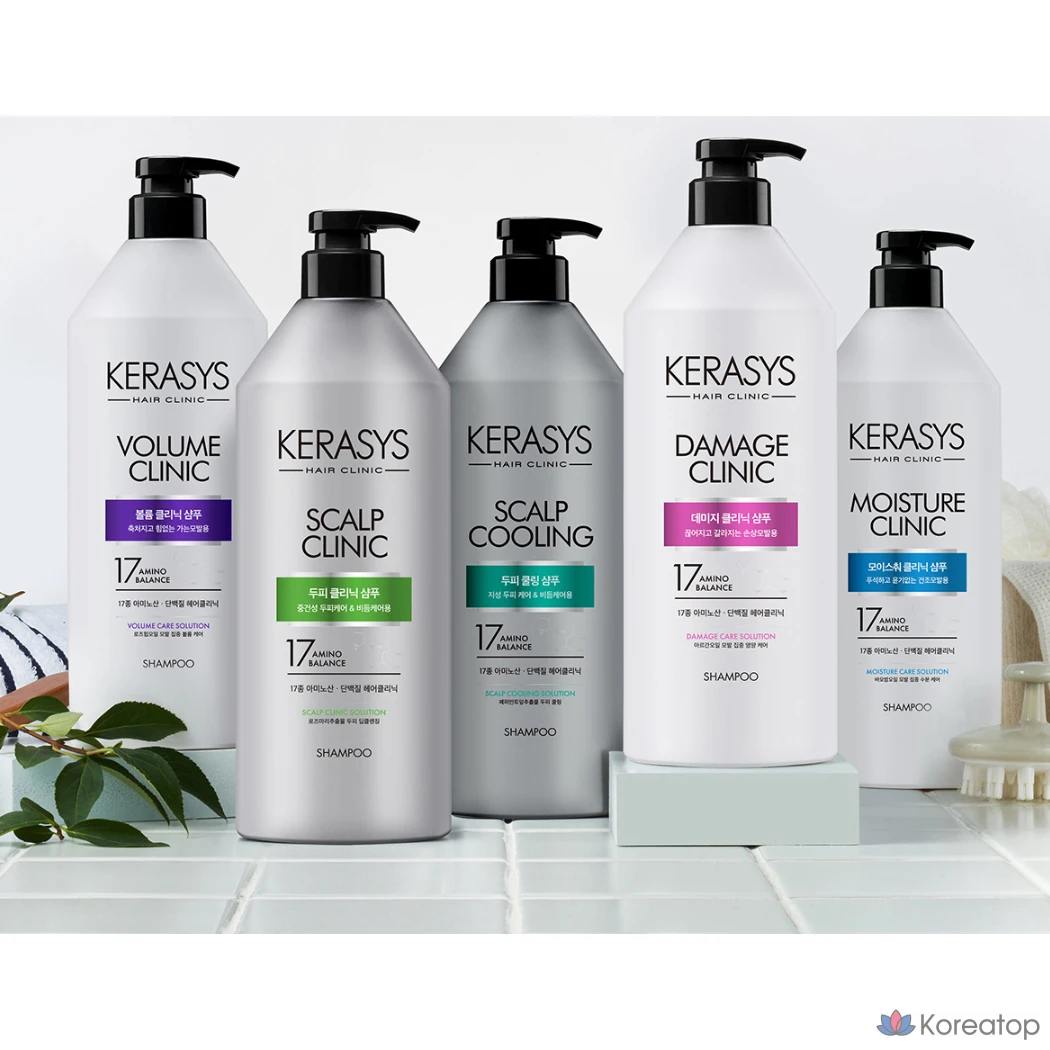 Шампунь KeraSys Scalp Cooling Protein Shampoo, 980 мл, 1 шт.