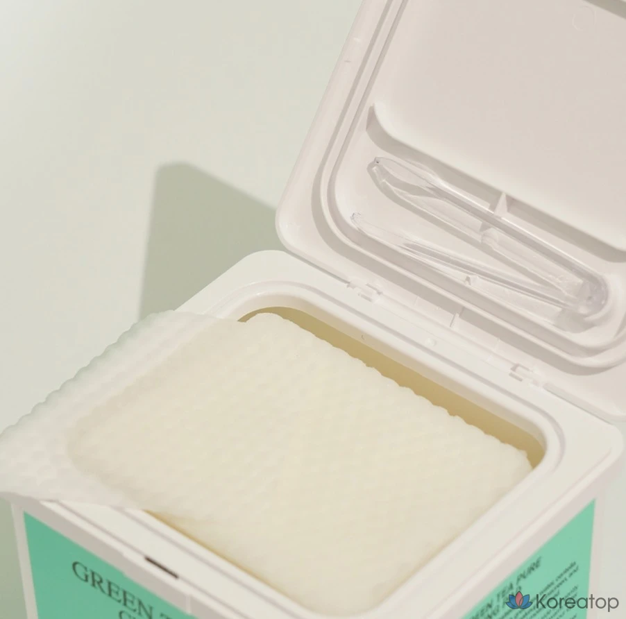 Очищающие пэды Yadah Green Tea Pure Cleansing Pad, 60 шт.