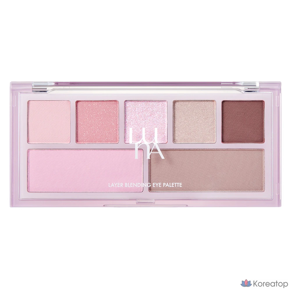 Палитра теней для век Luna Layer Blending Eye Palette, оттенок 04 Lilac Letter, 1 шт.