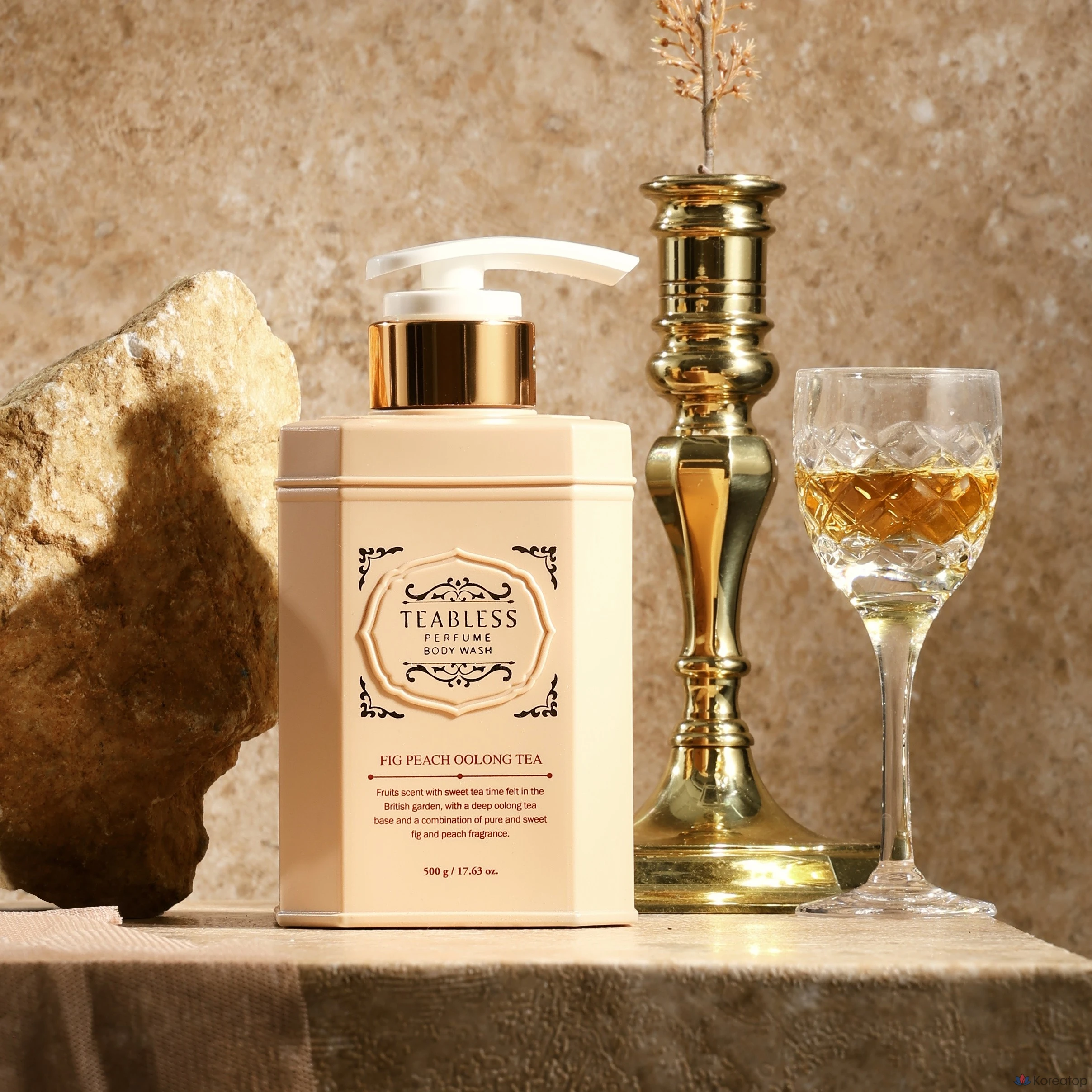 Гель для душа TEABLESS Perfume Body Wash Oolong Tea Fig Peach, 500 г, 1 шт.