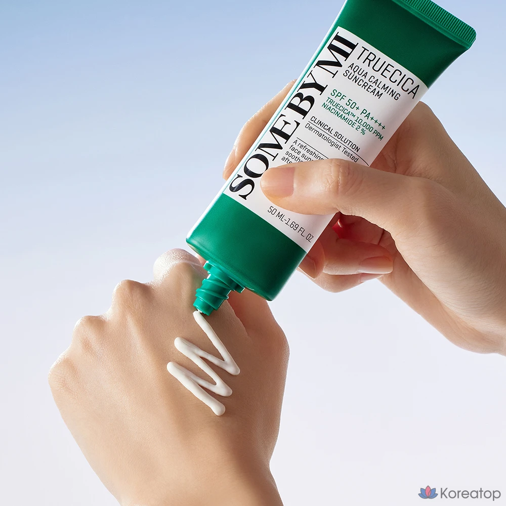 Солнцезащитный крем Some By Mi True Cica Aqua Calming Sun Cream SPF50+ PA++++, 50 мл, 1 шт.