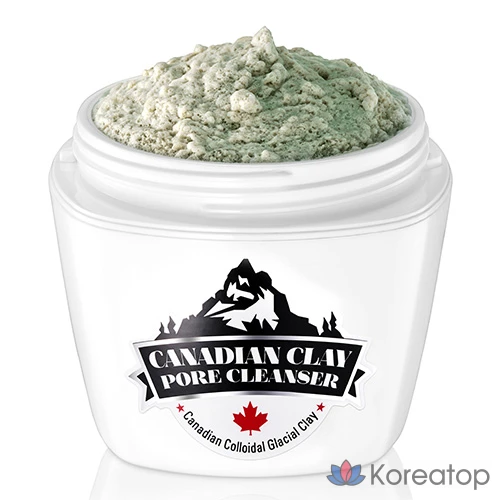 Набор для ухода Neogen Canadian Clay Glacier Soil Pore Pack Cleanser (120 г + кисть), 1 шт.