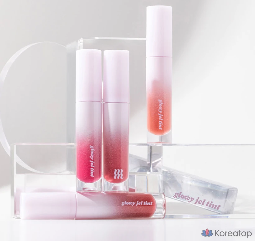 Тинт для губ MERZY Glowy Gel Tint, оттенок GJ3 Flat Pink, 4 мл, 1 шт.