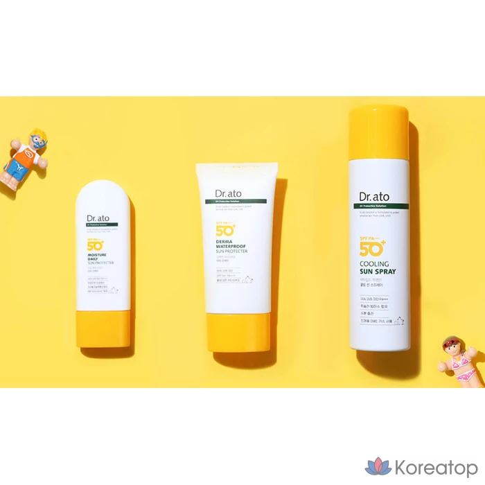 Солнцезащитный крем Dr. Ato Derma Waterproof Sun Protector SPF50+ PA++++, 80 мл, 1 шт.