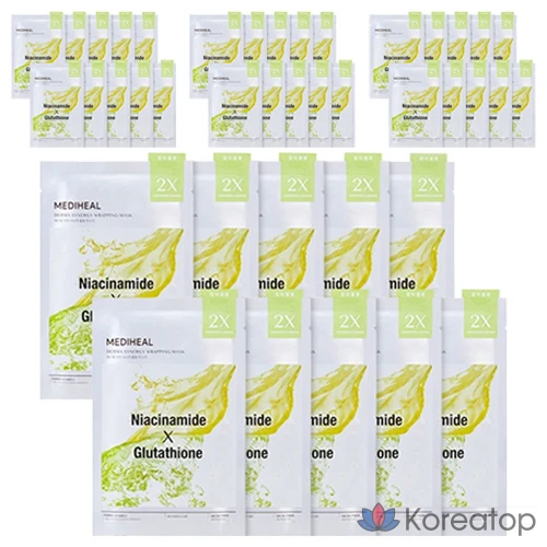 Тканевая маска для лица MEDIHEAL Derma Synergy Wrapping Mask Blemish Glow, 40 шт.