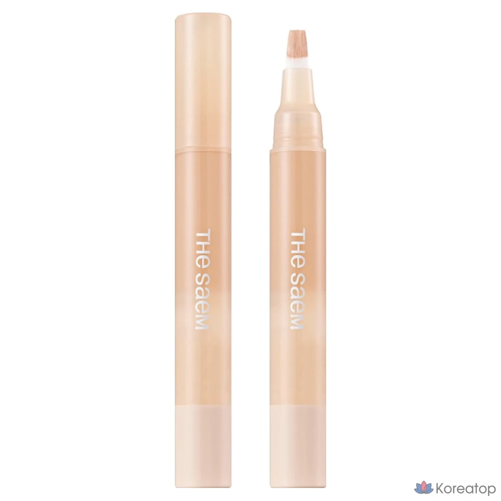 Консилер The Saem Cover Perfection Pen Concealer, оттенок Light Beige, 4 мл, 1 шт.