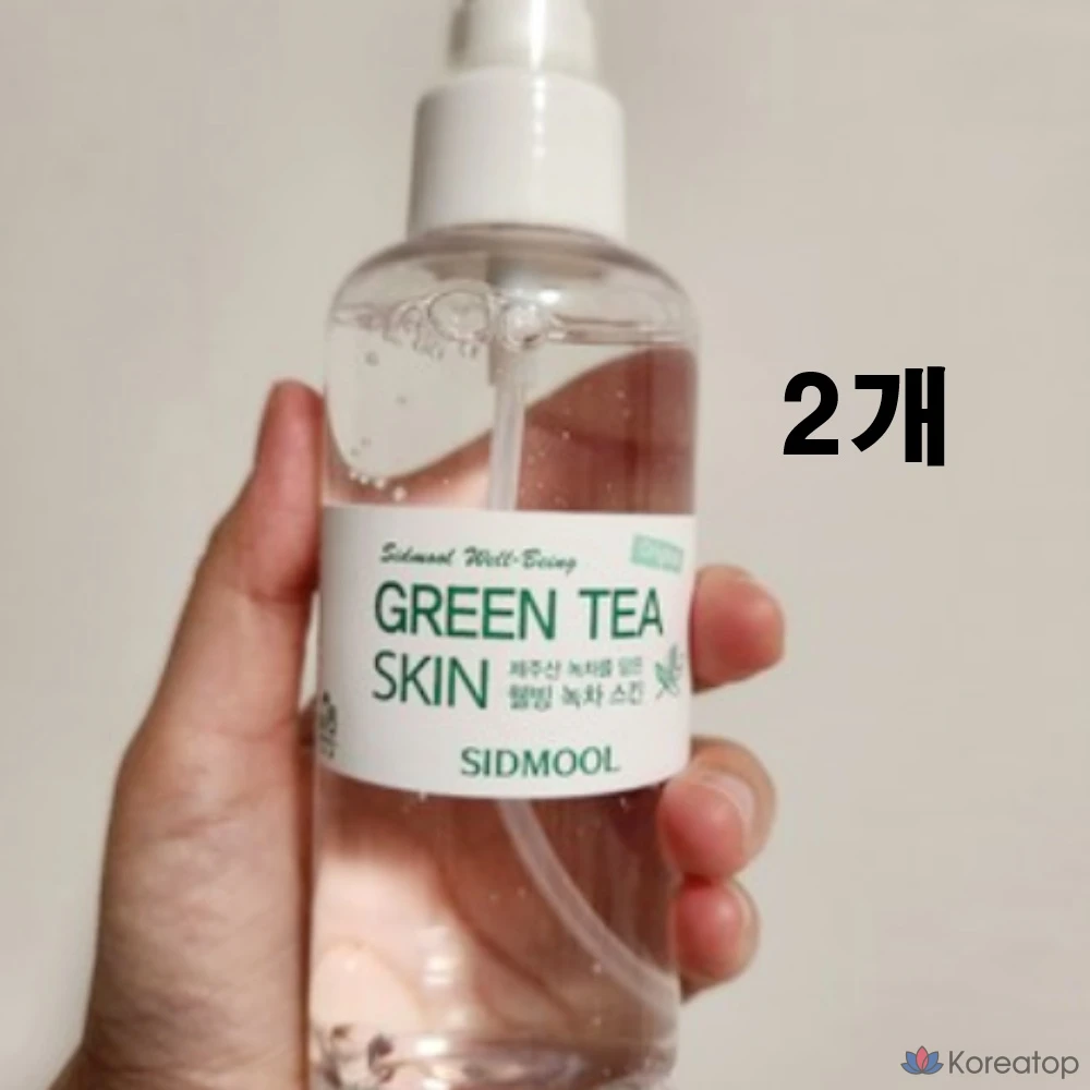 Тонер Sidmool Original Wellbeing Green Tea Skin Pore Elasticity, 500 мл, 1 шт., фото 8