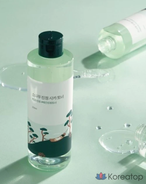 Тонер Round Lab Pine Tree Calming Cica Toner, 250 мл, 1 шт.
