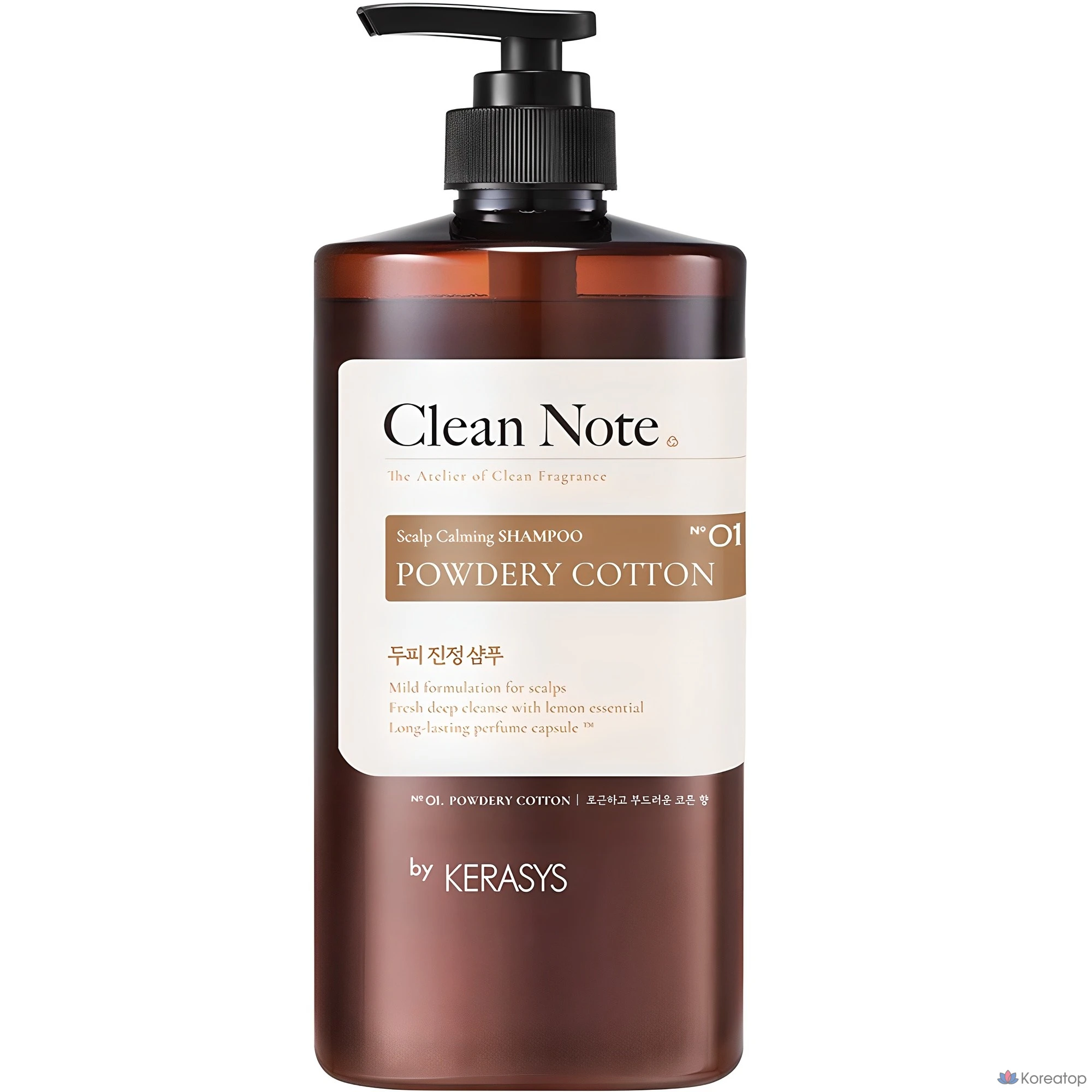 Шампунь KeraSys Clean Note Powder Cotton, 1 л, 1 шт.