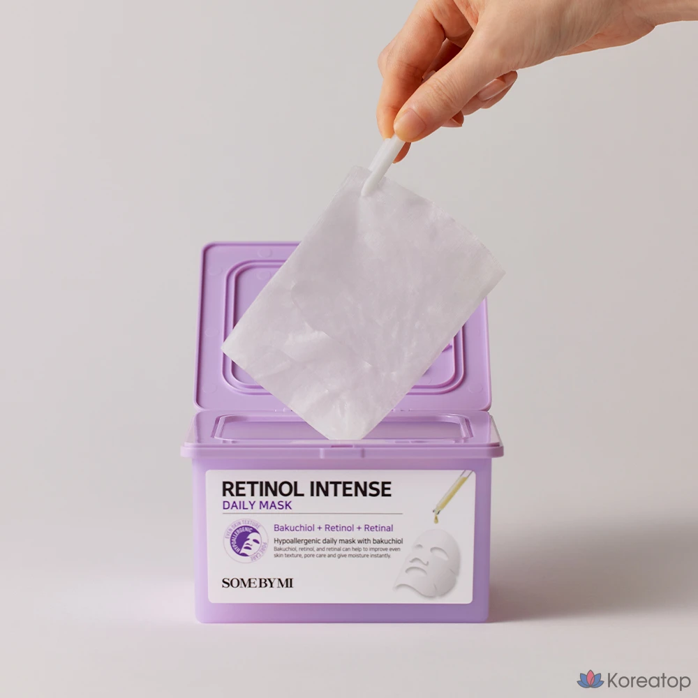 Тканевая маска для лица Some By Mi Retinol Intense Daily Mask, 30 шт.