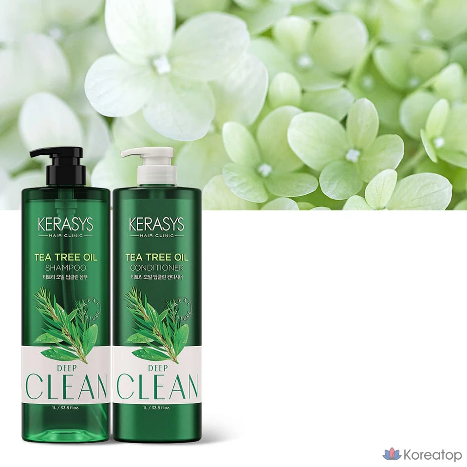 Шампунь KeraSys Tea Tree Oil, 1 л, 1 шт.