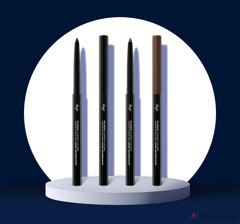 Подводка для глаз FMGT Ink Proof Auto Pencil Liner, оттенок 02 Brown Proof, 0.3 г, 1 шт.