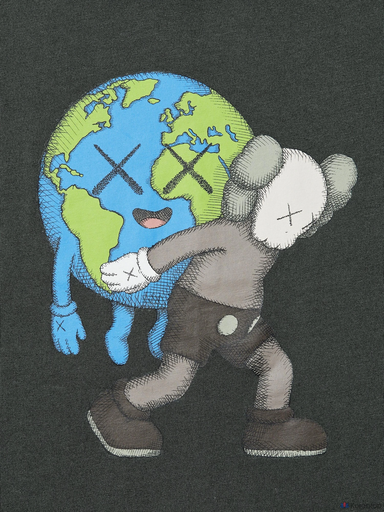 Футболка детская Uniqlo KAWS Universe UT Graphic T