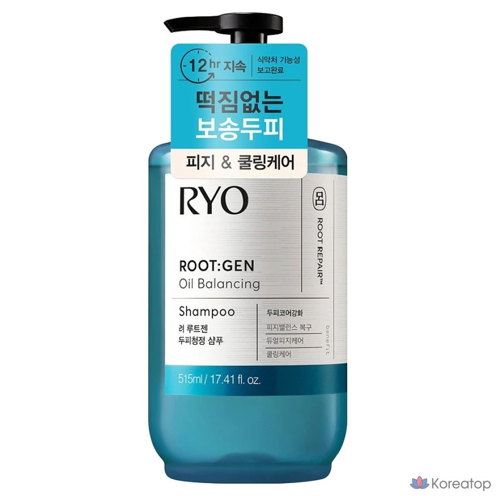 Шампунь Ryo Rootgen Scalp Core Strengthening Scalp Purifying Shampoo, 515 мл, 1 шт.