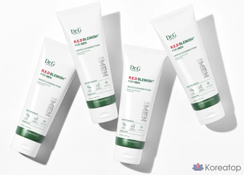 Очищающая пенка Dr. G Red Blemish For Men Gentle Cleansing Foam, 150 мл, 1 шт.