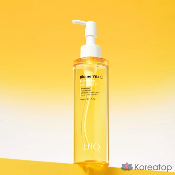 Гидрофильное масло UIQ Biome Vita C Brightening Cleansing Oil, 200 мл, 1 шт.