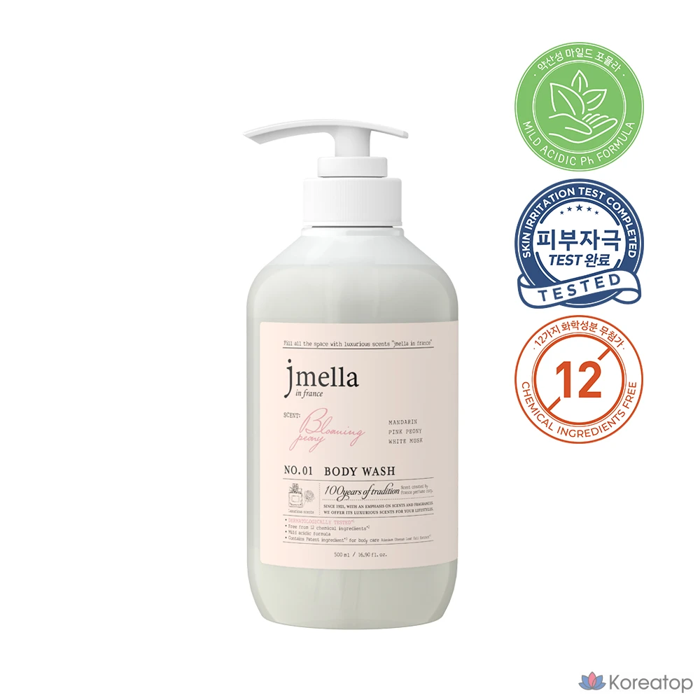 Набор для ухода Jmella In France Favorite Perfume 4-piece Set (Shampoo + Treatment + Body Wash + Body Lotion) Full Care, 500 мл, 1 шт.