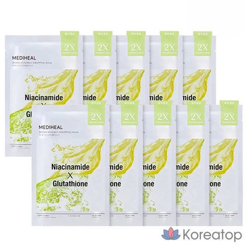 Тканевая маска для лица MEDIHEAL Derma Synergy Wrapping Mask, 10 шт.