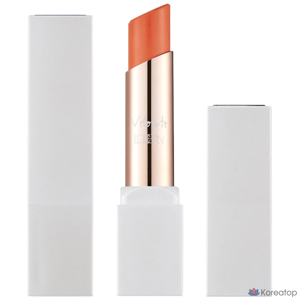 Тинт для губ L'OCEAN Velouté Melting Glossy Lip, оттенок 06 Mandarin Orange, 4 г, 1 шт.