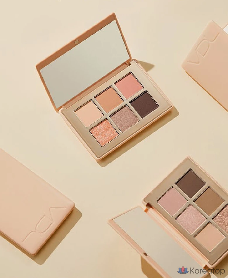 Тени для век VDL Eye Shine Color Mode Shadow Palette, оттенок 01 Peach Orange, 1 шт., фото 6