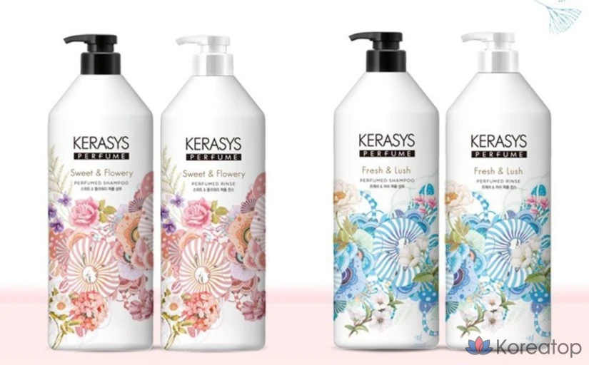 Шампунь KeraSys Perfume Shampoo Sweet &amp; Flowery, 1 л, 1 шт.