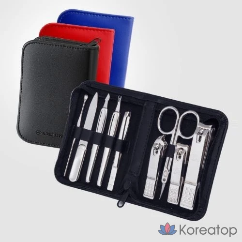 Набор для ухода Three Seven 777 Nail Clipper Set TS-800C, 1 шт.