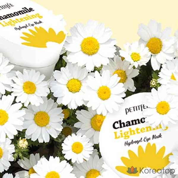 Патчи для глаз гидрогелевые Petitfee Camomile Lightning Hydrogel Eye Patch, 1 шт.