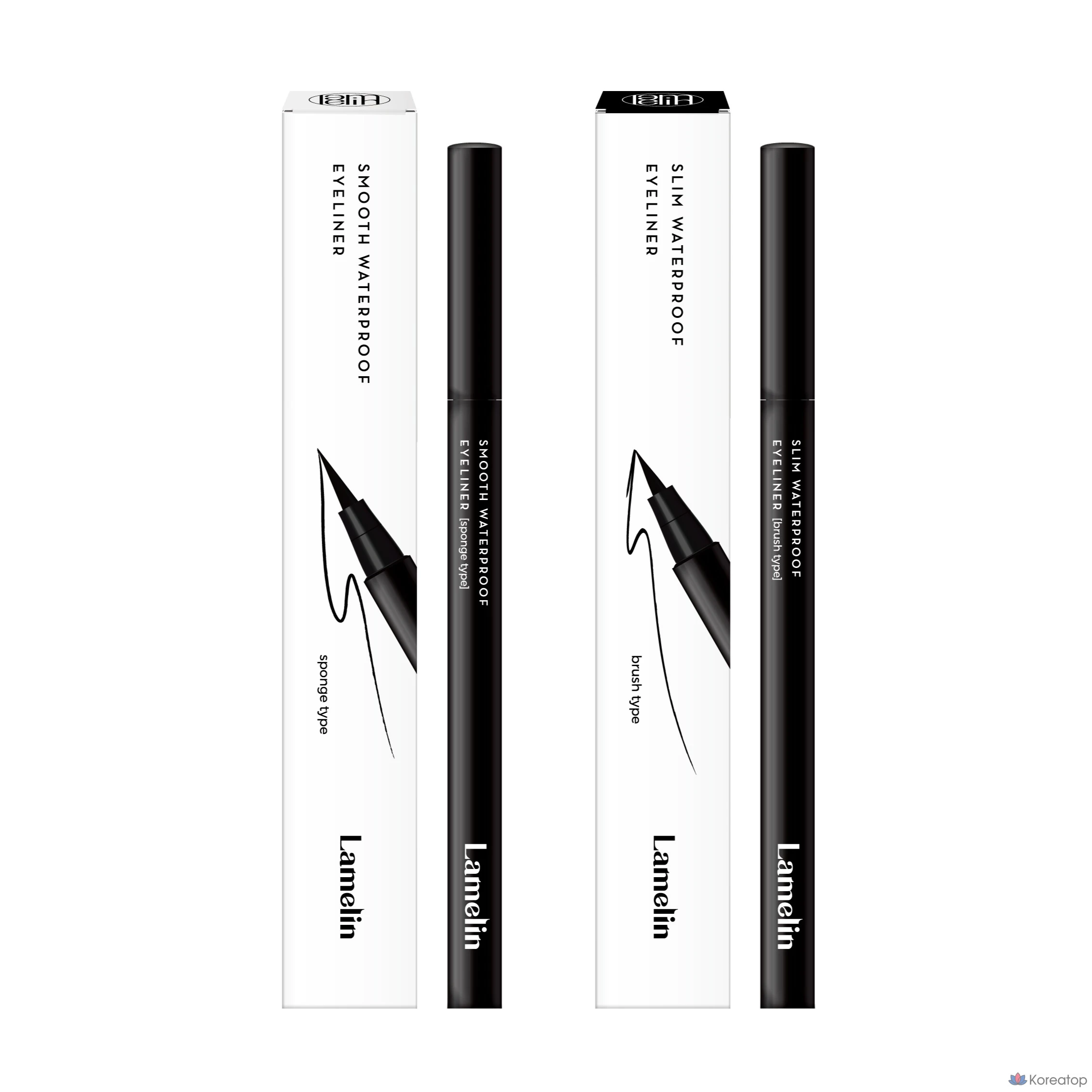 Айлайнер Lamelin Slim Waterproof Eyeliner, оттенок Black, 0.5 г, 1 шт.